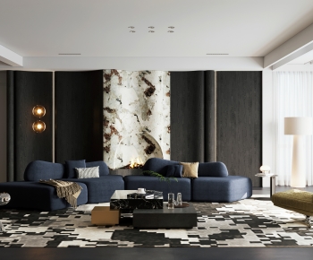 Modern A Living Room-ID:962867981