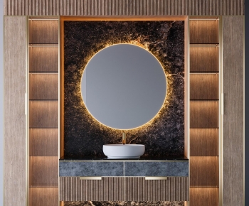 Modern Bathroom Cabinet-ID:470432043