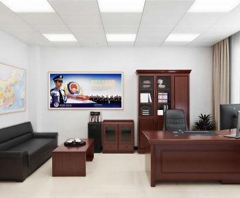 Modern Manager's Office-ID:758352995