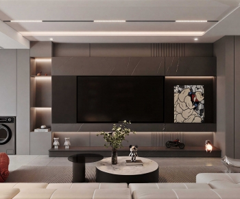 Modern A Living Room-ID:705763101