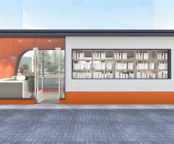 Modern Bookstore Book Bar-ID:474244127