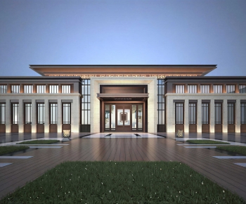 New Chinese Style Appearance Of Commercial Building-ID:806368117