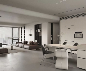 Modern A Living Room-ID:155179522