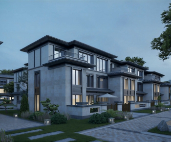 New Chinese Style Detached Villa-ID:903711087