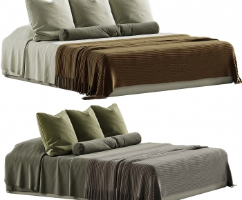 Modern Double Bed-ID:985218054