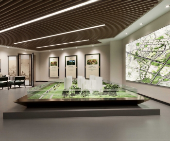 Modern Exhibition Hall-ID:318999365