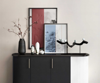 New Chinese Style Decorative Cabinet-ID:413774974