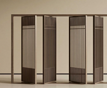 New Chinese Style Wooden Screen Partition-ID:392723084