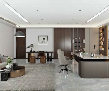 New Chinese Style Manager's Office-ID:958473922