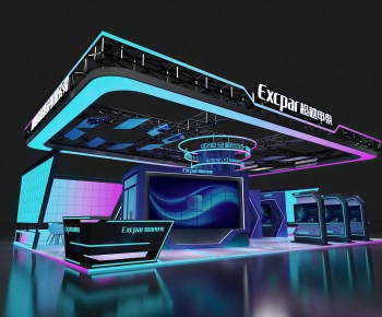 Modern Exhibition Hall-ID:107510177