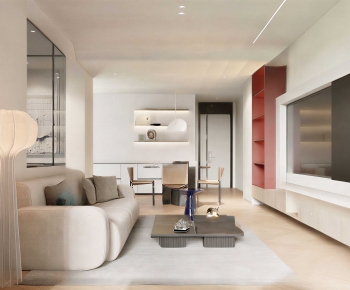 Modern A Living Room-ID:720261105