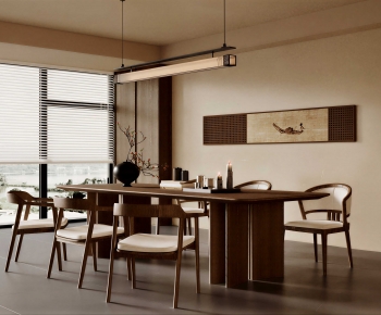 New Chinese Style Dining Room-ID:549886943