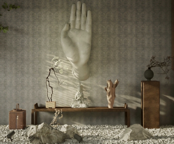 New Chinese Style Plant Landscaping-ID:776171926