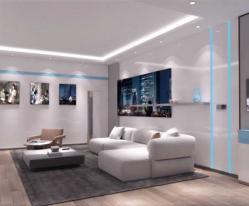 Modern A Living Room-ID:964675901