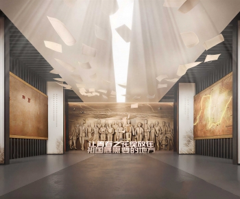 New Chinese Style Exhibition Hall-ID:813908102