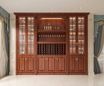 New Chinese Style Wine Cabinet-ID:227226973