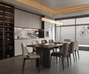 Modern Dining Room-ID:573100094