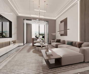 Modern A Living Room-ID:855180984