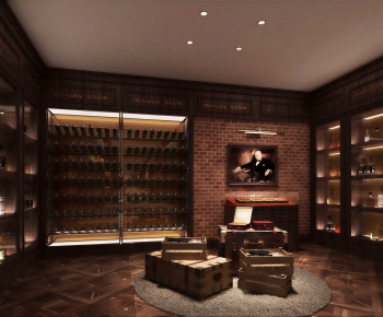 American Style Wine Cellar/Wine Tasting Room-ID:334448881