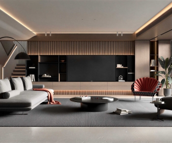 Modern A Living Room-ID:426840841