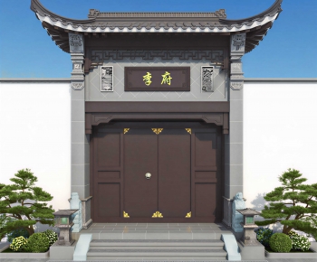 Chinese Style Facade Element-ID:495717057