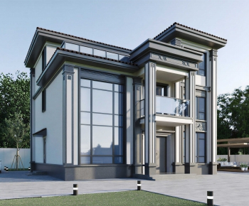 New Chinese Style Detached Villa-ID:714940073