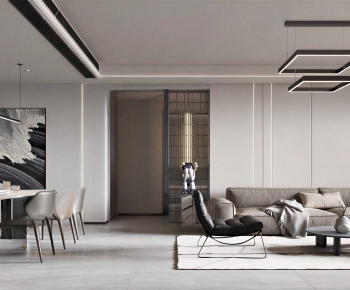 Modern A Living Room-ID:426780943