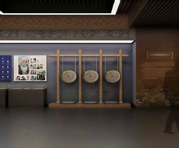 New Chinese Style Exhibition Hall-ID:960998062
