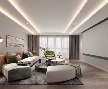 Modern A Living Room-ID:908375021