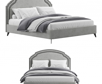 Modern Double Bed-ID:337546114