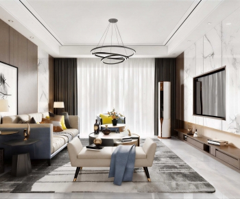 Modern A Living Room-ID:976700076