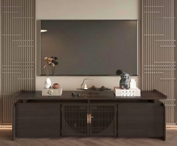 New Chinese Style TV Cabinet-ID:952665091