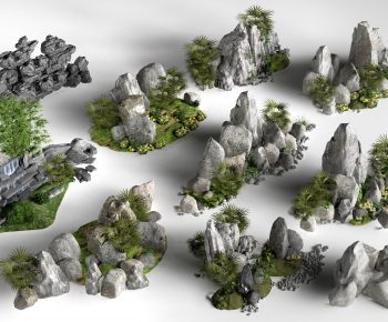 Modern Rockery Waterscape-ID:619158987