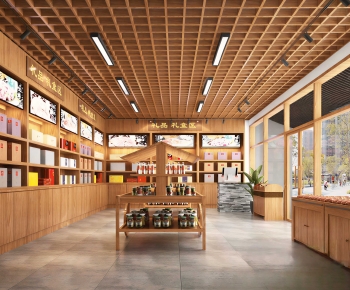 New Chinese Style Retail Stores-ID:235361102