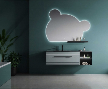 Modern Bathroom Cabinet-ID:865662101