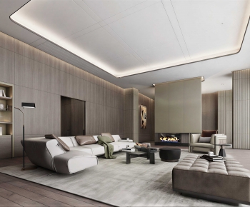 Modern A Living Room-ID:566021923