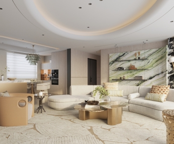 Modern A Living Room-ID:675265071