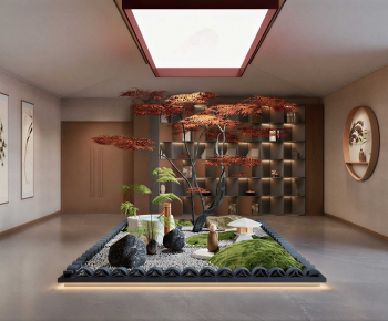 New Chinese Style Hallway-ID:513150935