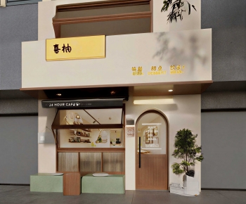 Modern Facade Element-ID:796947006