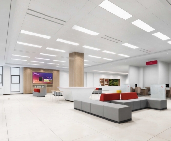 Modern Office Reception Desk-ID:313555963