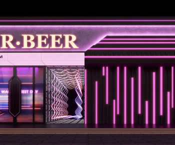 Modern Facade Element-ID:488183021