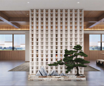 New Chinese Style Lobby Hall-ID:359710932