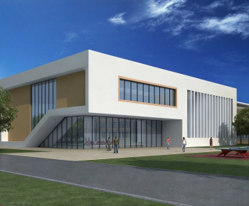 Modern Appearance Of Commercial Building-ID:150635961