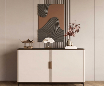 New Chinese Style Entrance Cabinet-ID:739756115