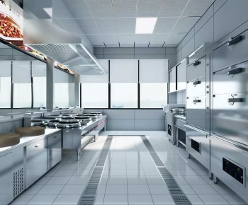 Modern Central Kitchen-ID:100209752