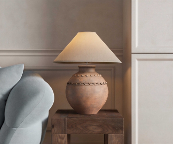 Wabi-sabi Style Table Lamp-ID:993285896