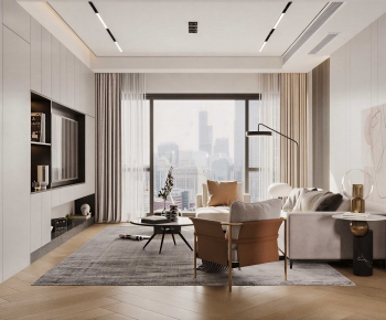 Modern A Living Room-ID:769110923