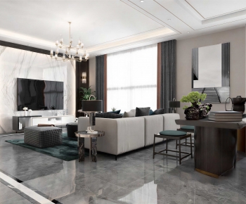 Modern A Living Room-ID:604753021