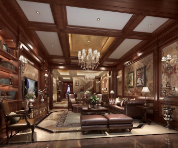 American Style A Living Room-ID:719681024