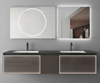 Modern Bathroom Cabinet-ID:110467917